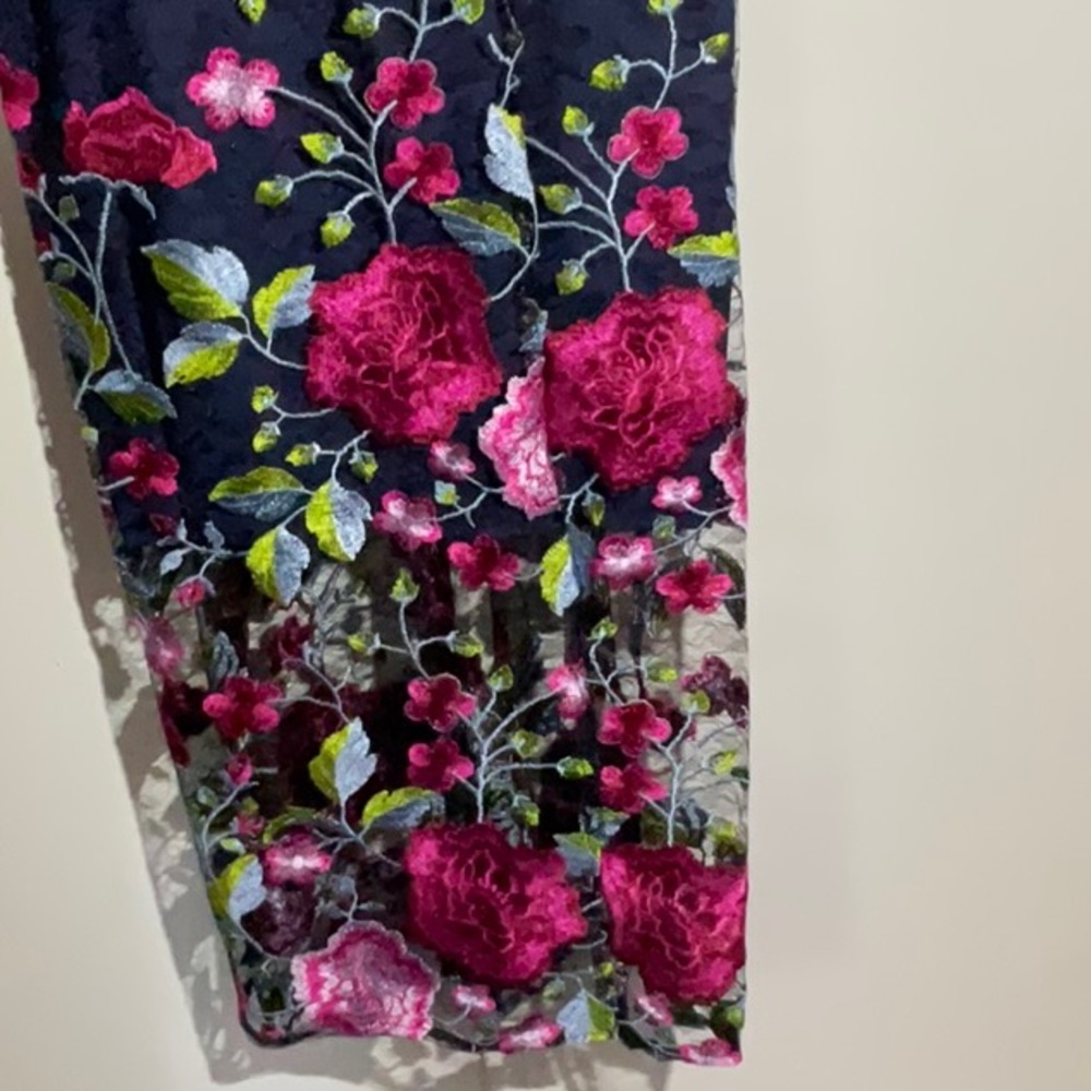 Sam Edelman Navy Dress with Floral Design - Picture 8 of 12